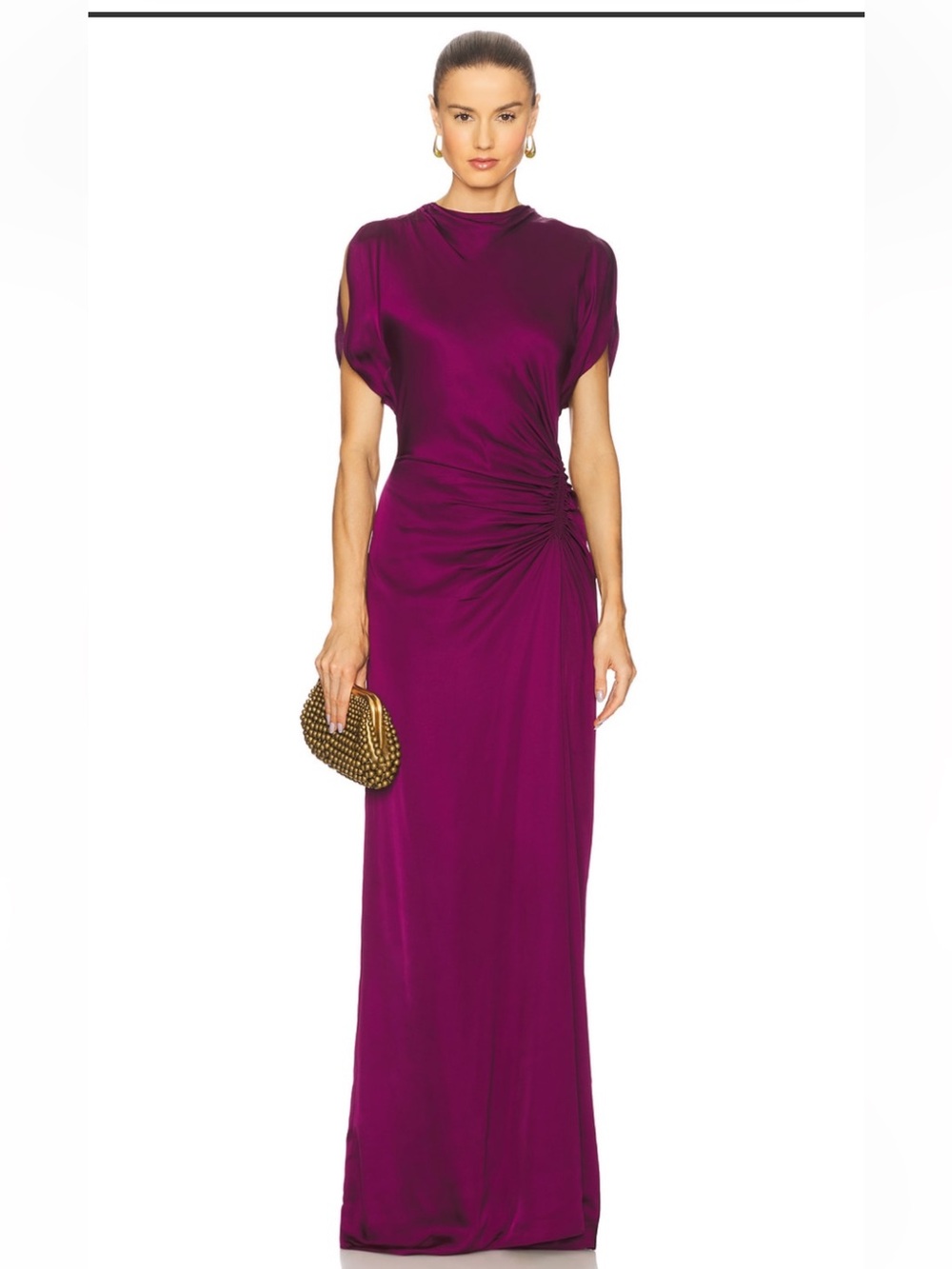 A.L.C. Nadia Ruched Gown in Jewel